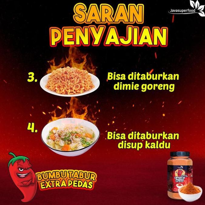 

Diskon! Bubuk Cabe Pedas 400Gr - Chili Powder Capsaicin Powder Asli