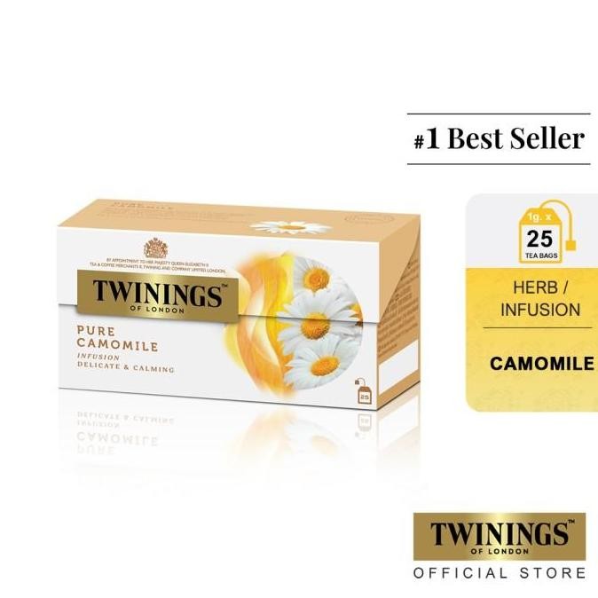 

Twinings Teh Celup Pure Camomile 25x1gr LC