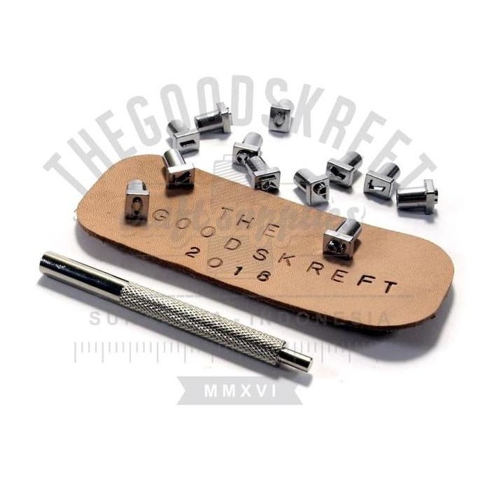 

Alphabet Letter Stamp Puncher Leather Craft Huruf Abjad Getok Kulit