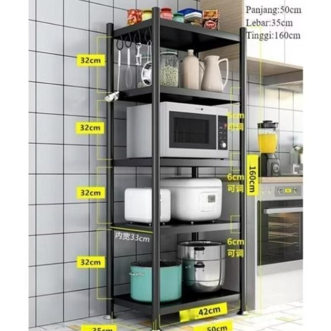 Rak Microwave Susun Rak Dapur Rak Minimalis Rak Oven Microwave