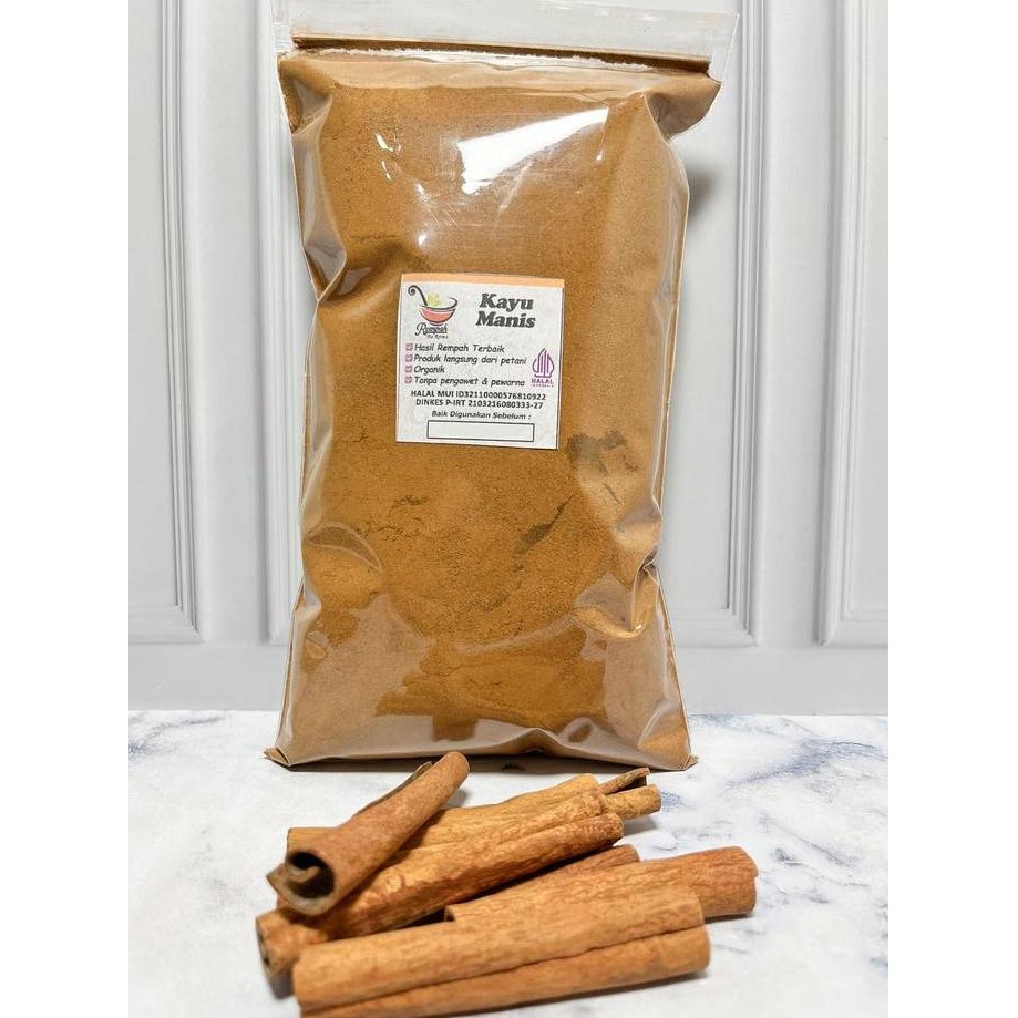

Diskon! Kayu Manis Bubuk Murni 1Kg Rempah Kayumanis Asli