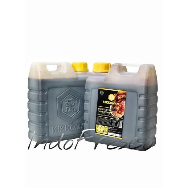 

Kikkoman Black Pepper Teriyaki Sauce- Saus Teriyaki Lada Hitam 5.7Kg H32