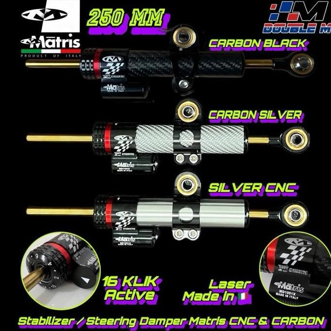 Stabilizer Stabiliser Steering Damper Stang Matris Ninja R RR SS ZX 150