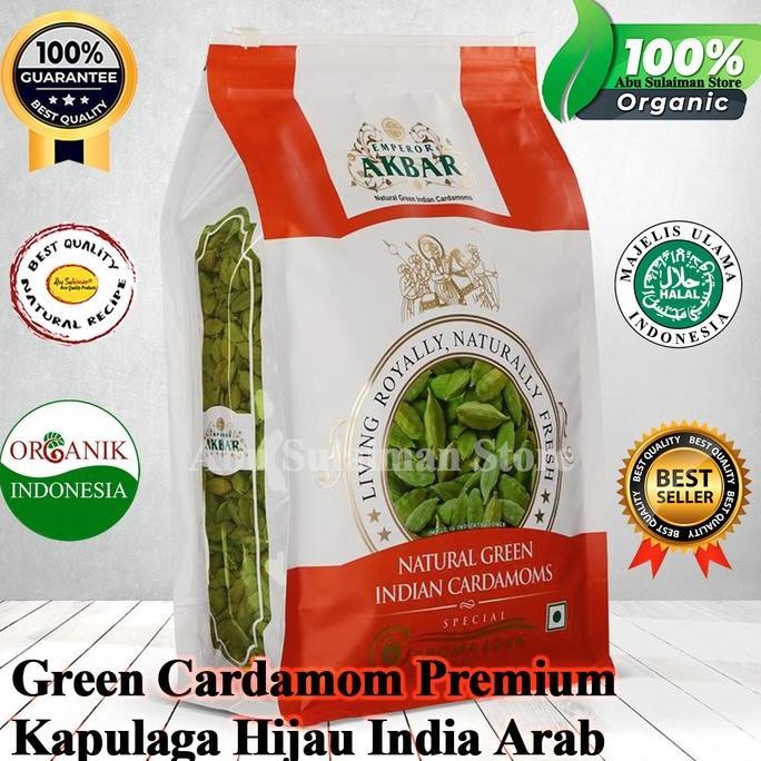

Diskon! Kapulaga Hijau Arab India Premium - Cardamom Asli