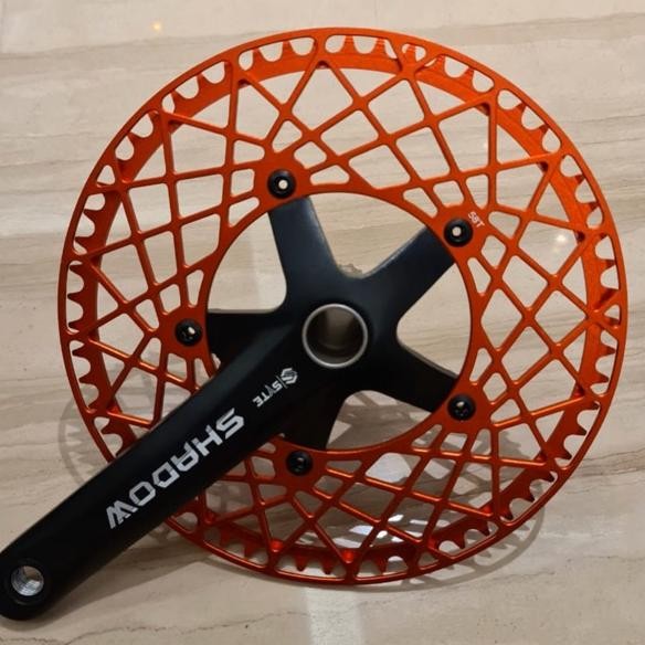 Crankset Sepeda Syte Shadow 58T Hollowtech 2