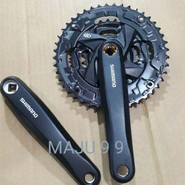 Gir Shimano Crankset Crank Set Sepeda Mtb Shimano Altus M371 443422T