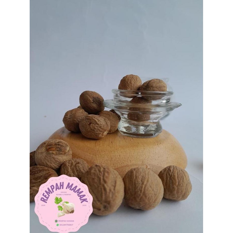 

Diskon! Biji Pala Bulat 250Gr / Nutmeg Whole Rempah Premium Masakan