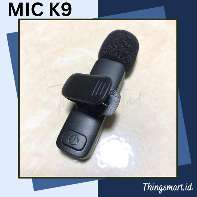 PROMO MIC K9 CLIP ON WIRELESS LAVALIER MINI MIC CONDENSER HP PODCAST VLOG