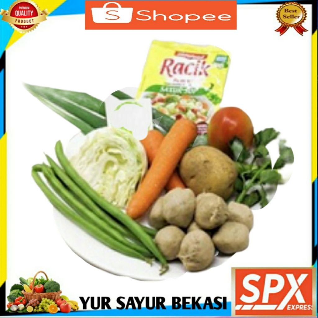 

Paket Sayur Sop +Baso Komplit