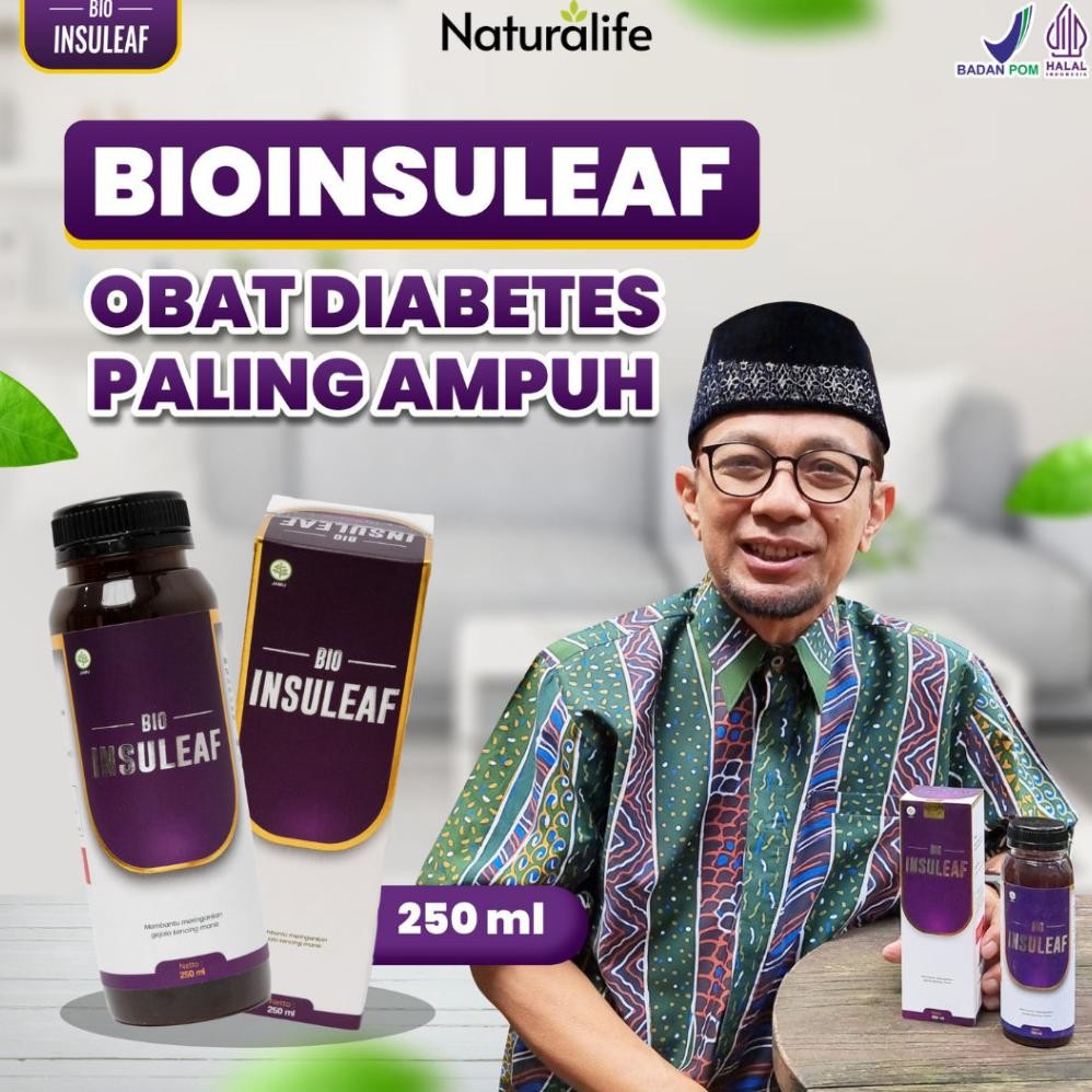 BIO INSULEAF Herbal Diabetes Original Mengontrol Gula Darah Tinggi Bio Insulin Kencing Manis aSt