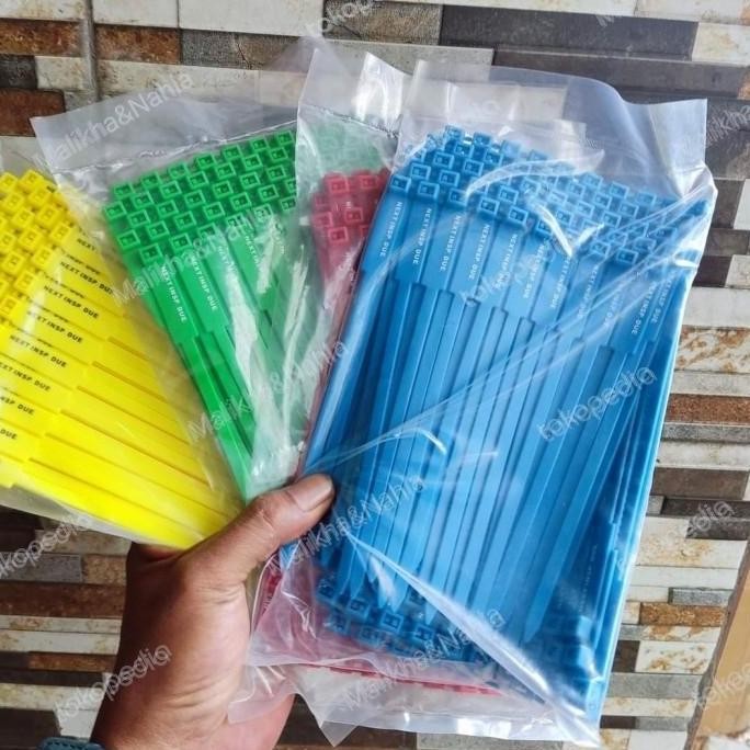 

new next inspection due tags - label perawatan & maintenance industri