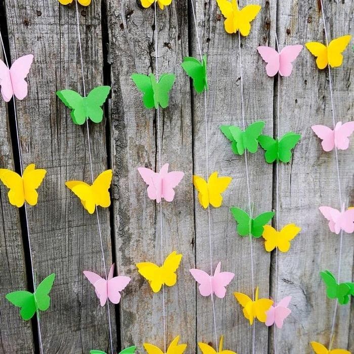 

Lp Paper Garland 3D/Origamipaper/Tirai Jendela Kelas/ Pintu Dari Kertas Origami//Paper Garland 3D/Origami Paper