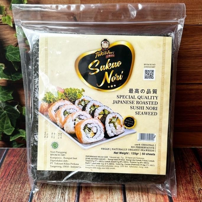 

[MURAH] Tokinori Sakao Sushi Nori - 50 Lembar aSt