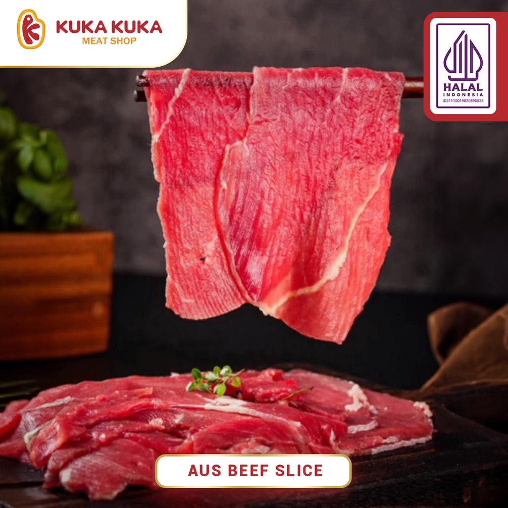 

AUS Beef Slice Tipis Rendah Lemak / Less Fat 95% Daging Fresh Cut - Halal aSt
