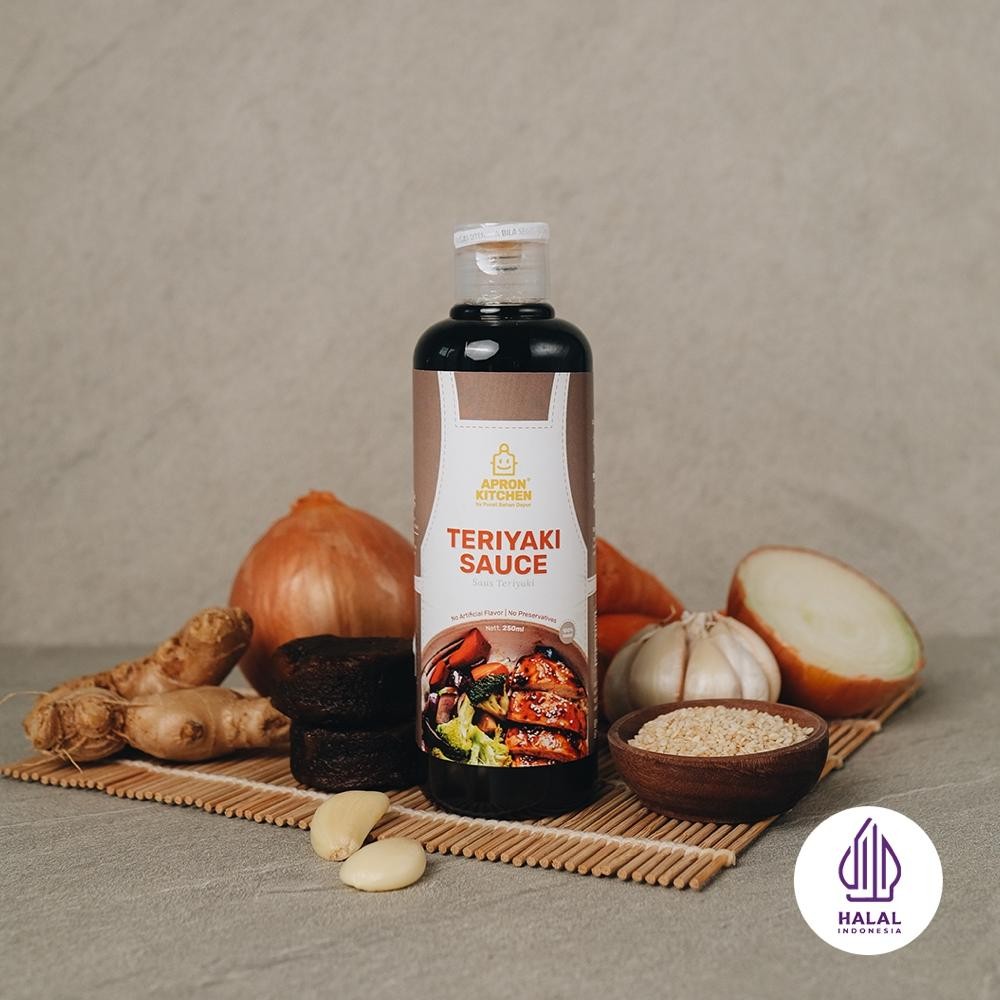 

Apron Kitchen Teriyaki Saus Bumbu Masak 250ml aSt