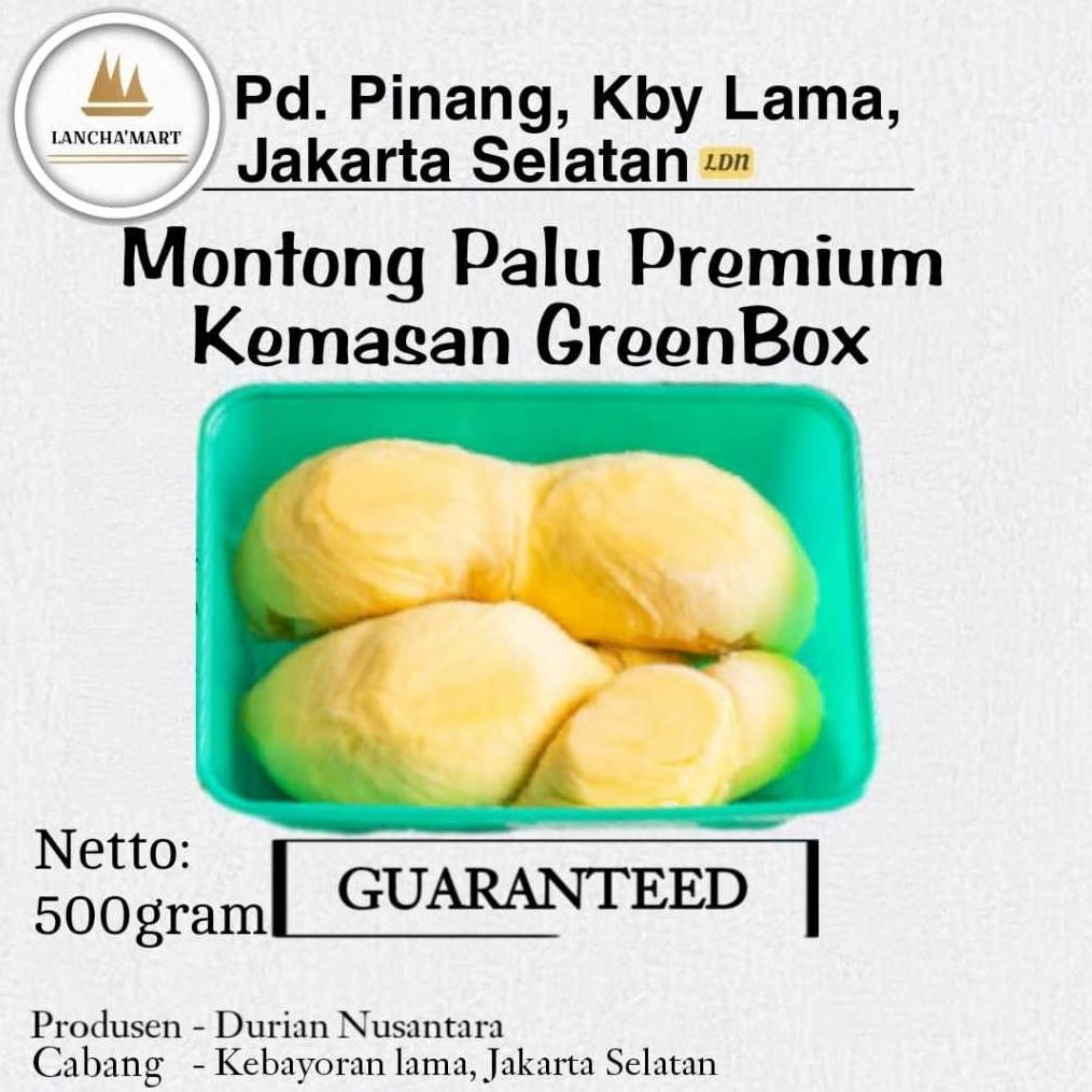 

Durpas Medan Durian Kupas Medan Greenbox Premium Kemasan 500Gram - Durpas Montong Palu Grenbox aSt