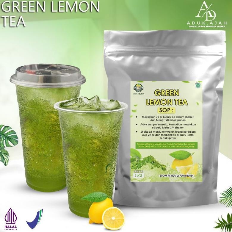 

Bubuk Green Lemon Tea Teh Hijau 1kg aSt