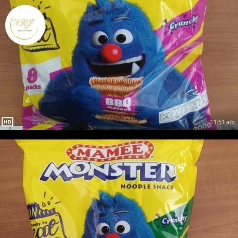 

Mamee Monster Noodle Snack Jajanan Jadul Rasa Ayam Bbq aSt