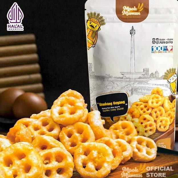 

Kembang Goyang Manis Wijen Mpok Mumun Oleh Oleh Dari Jakarta Khas Betawi aSt