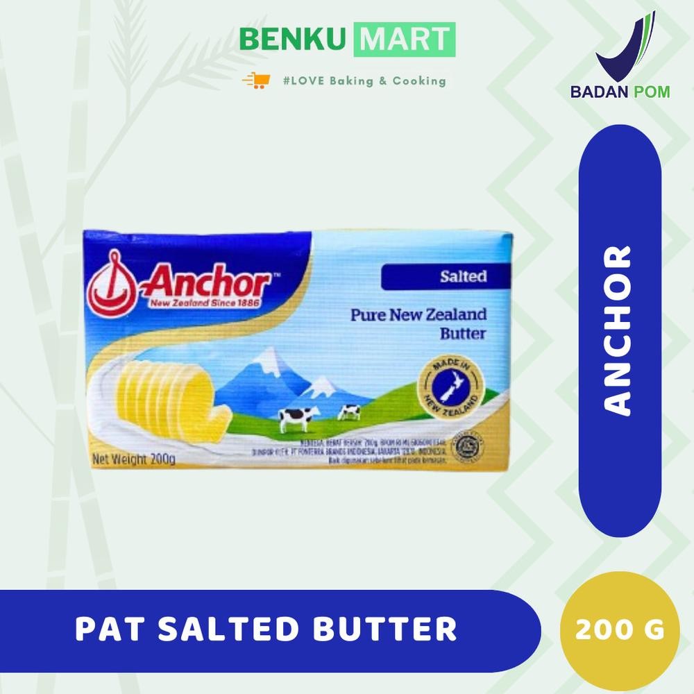 

Butter Anchor Salted 200 Gr | Mentega Asin aSt