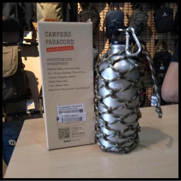 Terbaru Botol Air Minum Eiger Campers Paracord 600Ml