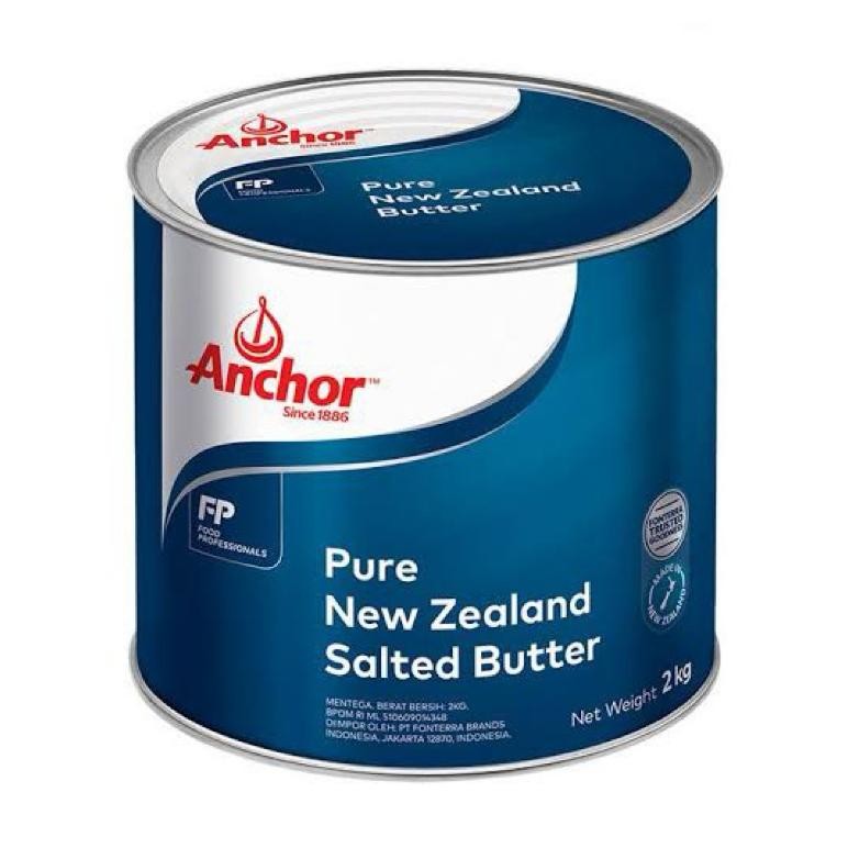 

Anchor Salted Butter 2kg Kemasan Kaleng Asin aSt
