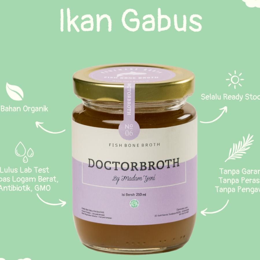 

Kaldu Tulang Doctor Broth Ikan Gabus Bone Broth