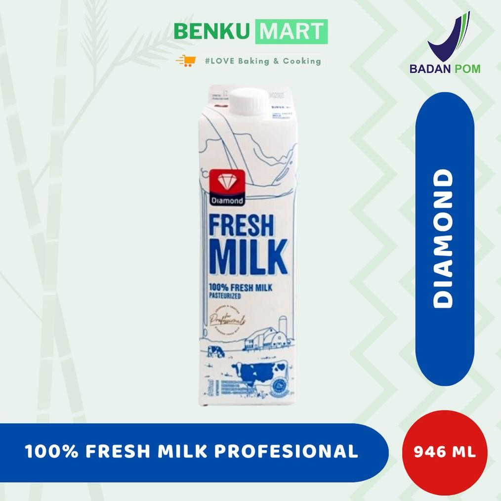 

Susu Segar Fresh Milk Diamond Profesional 946ml aSt