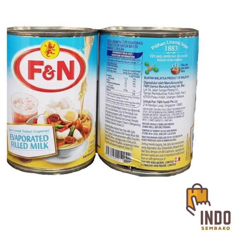 

Susu Evaporasi / Evaporated FN / F&N 380 ml / Susu Cair / Evaporasi / F&N / Susu Evaporasi FN / S aSt