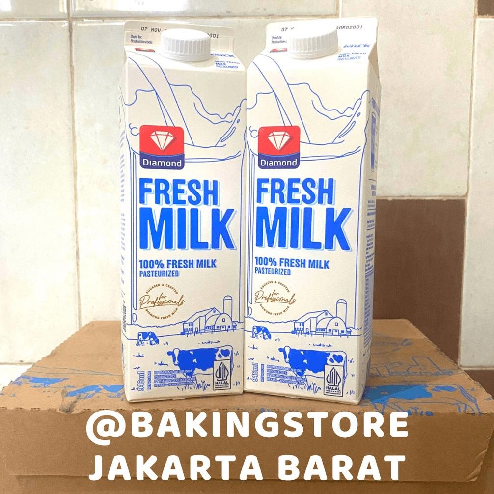 

Susu Segar Fresh Milk Diamond Profesional 946ml aSt