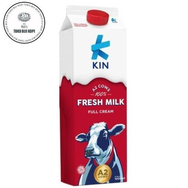 

Susu Kin Fresh Milk Pasteurised Full Cream 1 Liter / 1000 Ml aSt