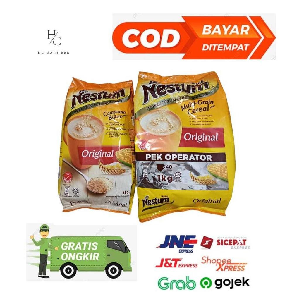 

Nestum Sereal Gandum Original Malaysia 450gr / 500GR Ori Malay Nestum Sereal Gandum Original Malaysia 1Kg Ori Malay aSt