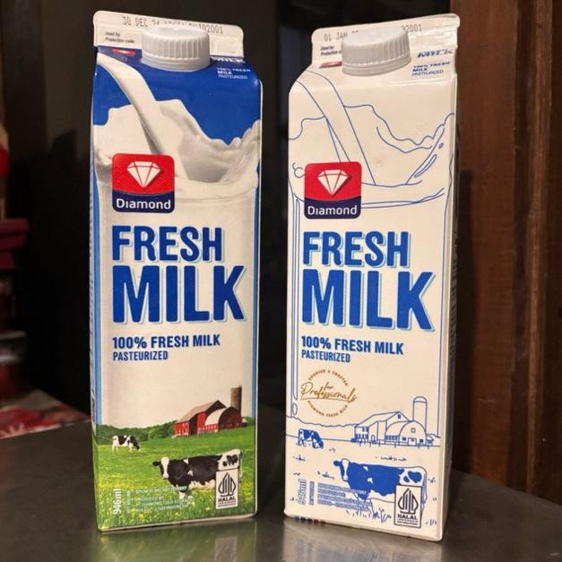 

Diamond Fresh Milk Plain 946ml (Isi 12pcs) aSt