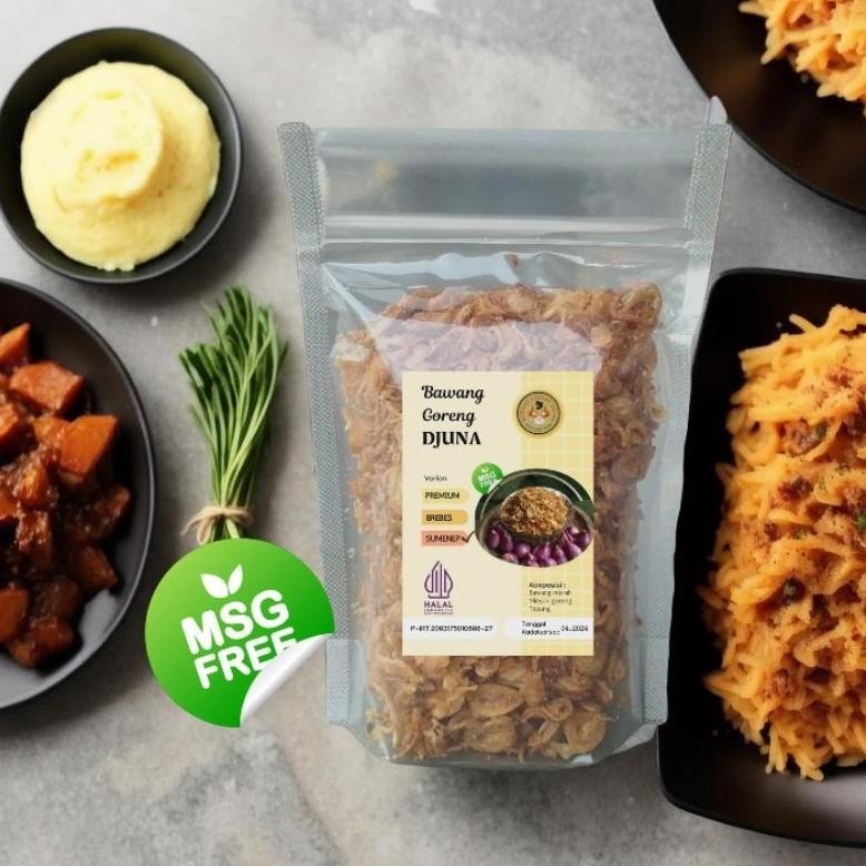 

Bawang Goreng Asli Brebes Super 250gr| Bawang Goreng Asli Sumenep Super 250gr aSt