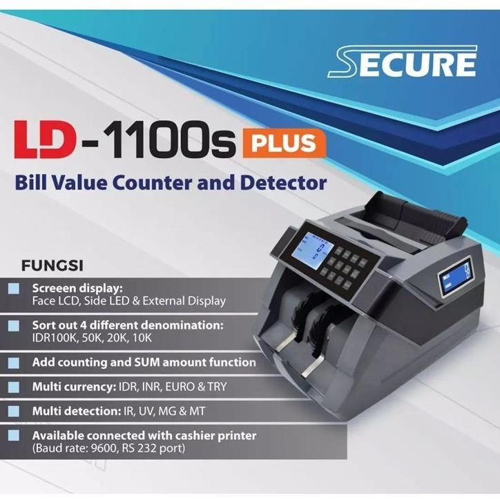 JEAN_ Secure Money Counter LD-1100S Plus