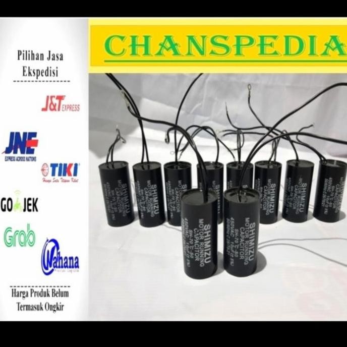 Kapasitor Pompa Air Shimizu 10 Uf Original Restock