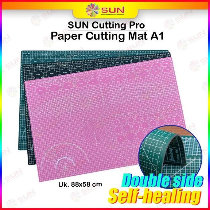 

Alas Potong Kertas ( Cutting Mat ) Uk. A2/A1 Bahan PVC, Double-Side, Self Healing untuk potong kertas HVS, Foto, Art Paper, Silky, Doff, Kartu Nama
