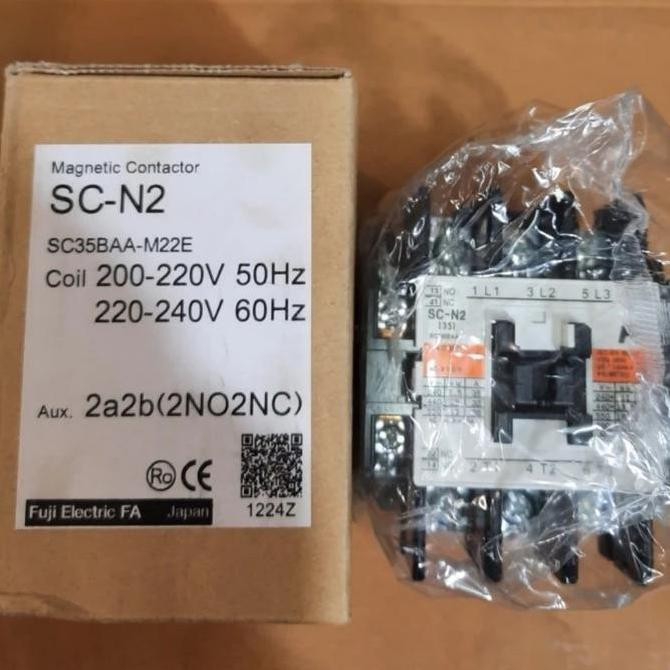 Kontaktor Fuji Sc-N2 Scn-2 Scn2 220V Original Terbatas