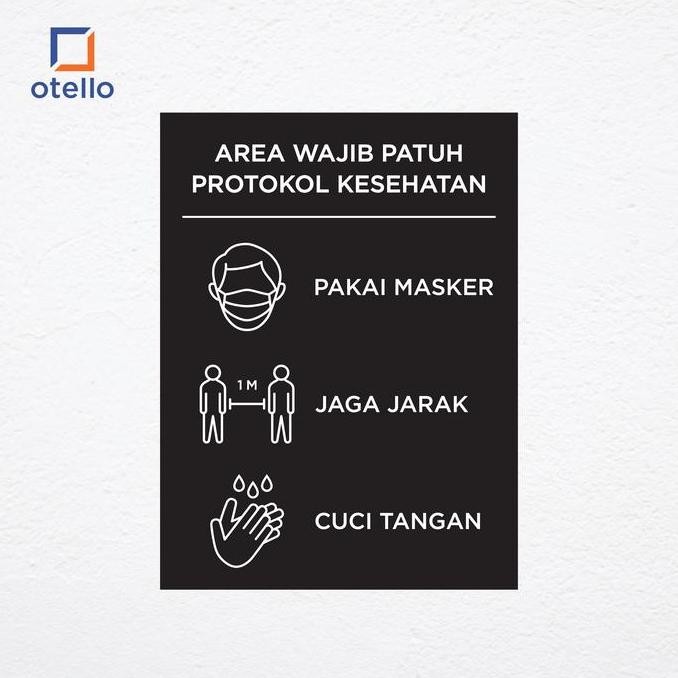 

Tersedia Sign Acrylic Area Wajib Protokol Kesehatan | Papan Tanda Label Akrilik