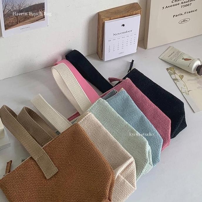 Sale Haerin Pouch Bag - Ins Korean Makeup Medium Pouch Bag