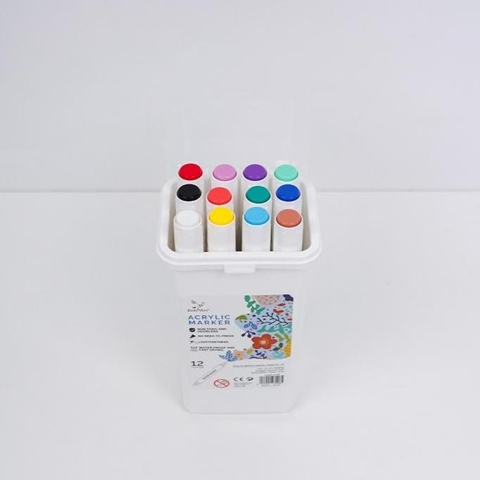 

TERLARIS - OHSOME - EchoArt Acrylic Marker Set Spidol Acyrlic 12/24/48 Warna