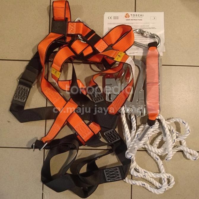 Siap Kirim Body Harness Double Hook Absorber Toseki Heavy Duty