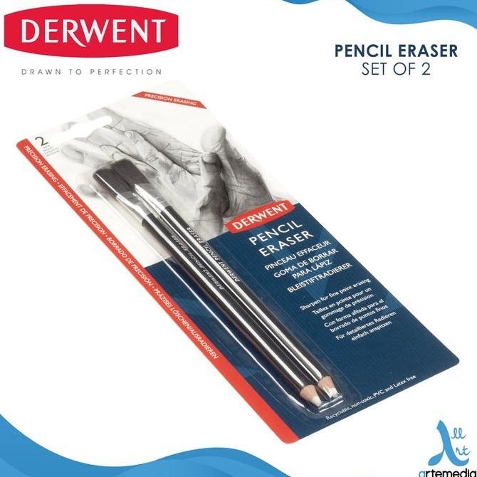 

BEBAS ONGKIR - Derwent Pencil Eraser Set 2 Blister Pack