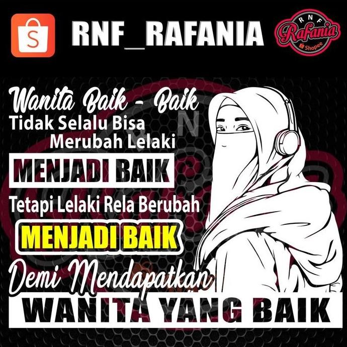 (Allthebest) STICKER SKOTLET KACA PINTU/BODY MOBIL TRUCK/PICK UP/L300 WANITA BAIK -