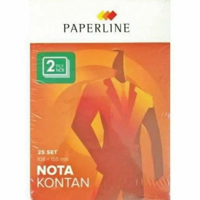 

DISKON! [PAK] BUKU NOTA KONTAN BESAR PAPERLINE 2 PLY | BON JUAL BELI PER PACK 10 BUKU