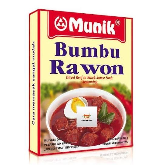 

DISKON! MUNIK BUMBU RAWON INSTAN - BUMBU MASAK RAWON ASLI