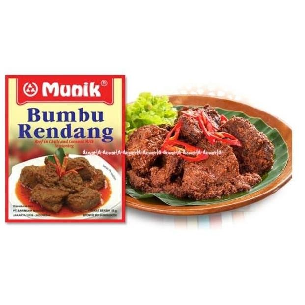 

DISKON! MUNIK BUMBU RENDANG 115GR BEEF RENDANG SEASONING INSTAN