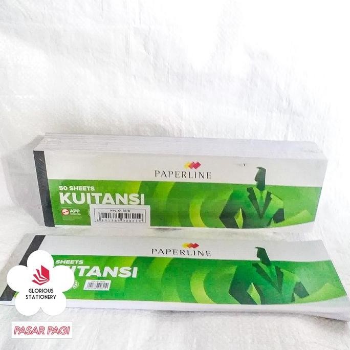 

DISKON! BUKU KWITANSI BESAR NCR PAPERLINE KT 50 B 1 PACK 10 BUKU