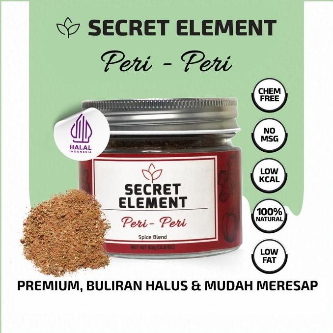

DISKON! SECRET ELEMENT PERI-PERI SPICE BLEND - BUMBU BBQ AYAM PORTUGIS PEDAS