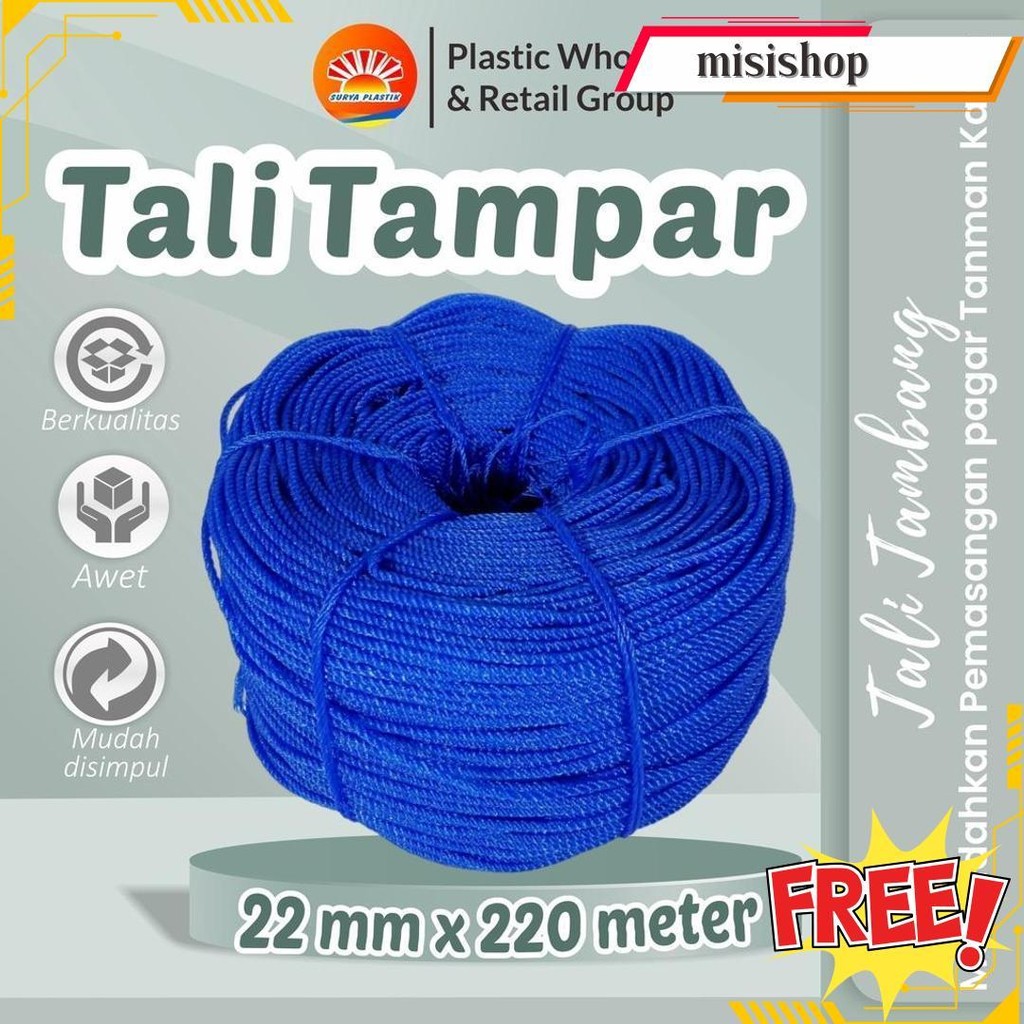 

Tali Tampar Ukuran 2Mm Panjang 220 Meter Gratis Ongkir